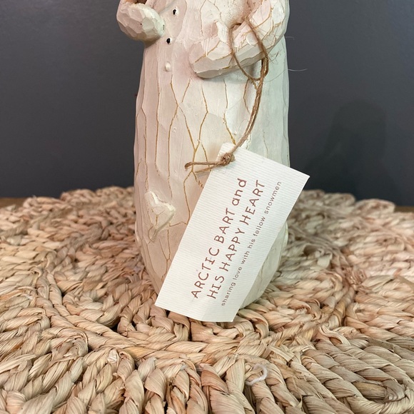 NWT Flurryville Collection Arctic Bart And His Happy Heart Snowman Christmas 8" - Picture 2 of 7